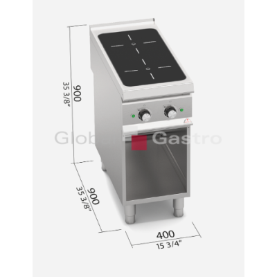 Indukční sporák Bertos SE9TP2M/IND | Bertos 117099640